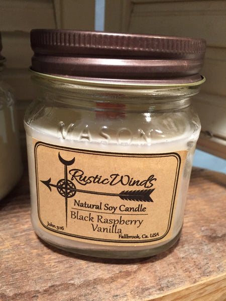 Black Raspberry Vanilla - Soy Candle