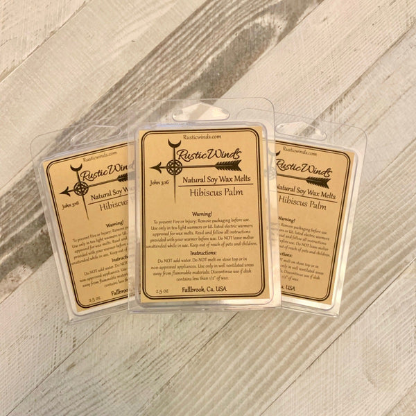 Hibiscus Palm - Soy Candle
