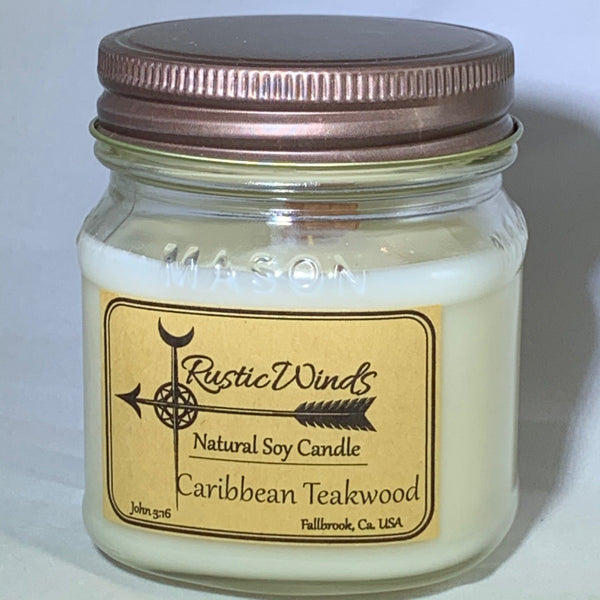 Caribbean Teakwood - Soy Candle