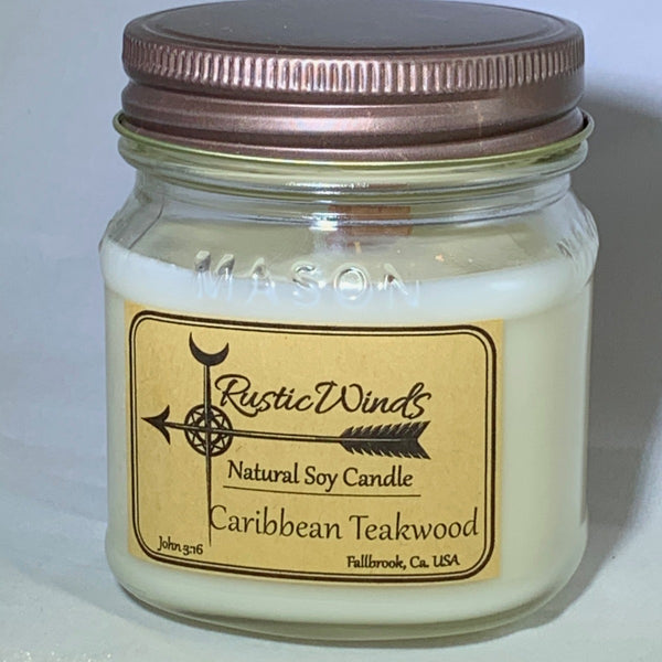 Caribbean Teakwood - Soy Candle