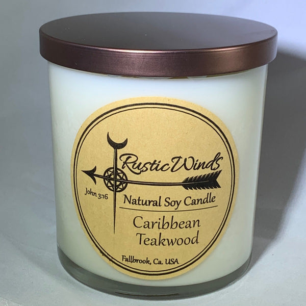 Caribbean Teakwood - Soy Candle