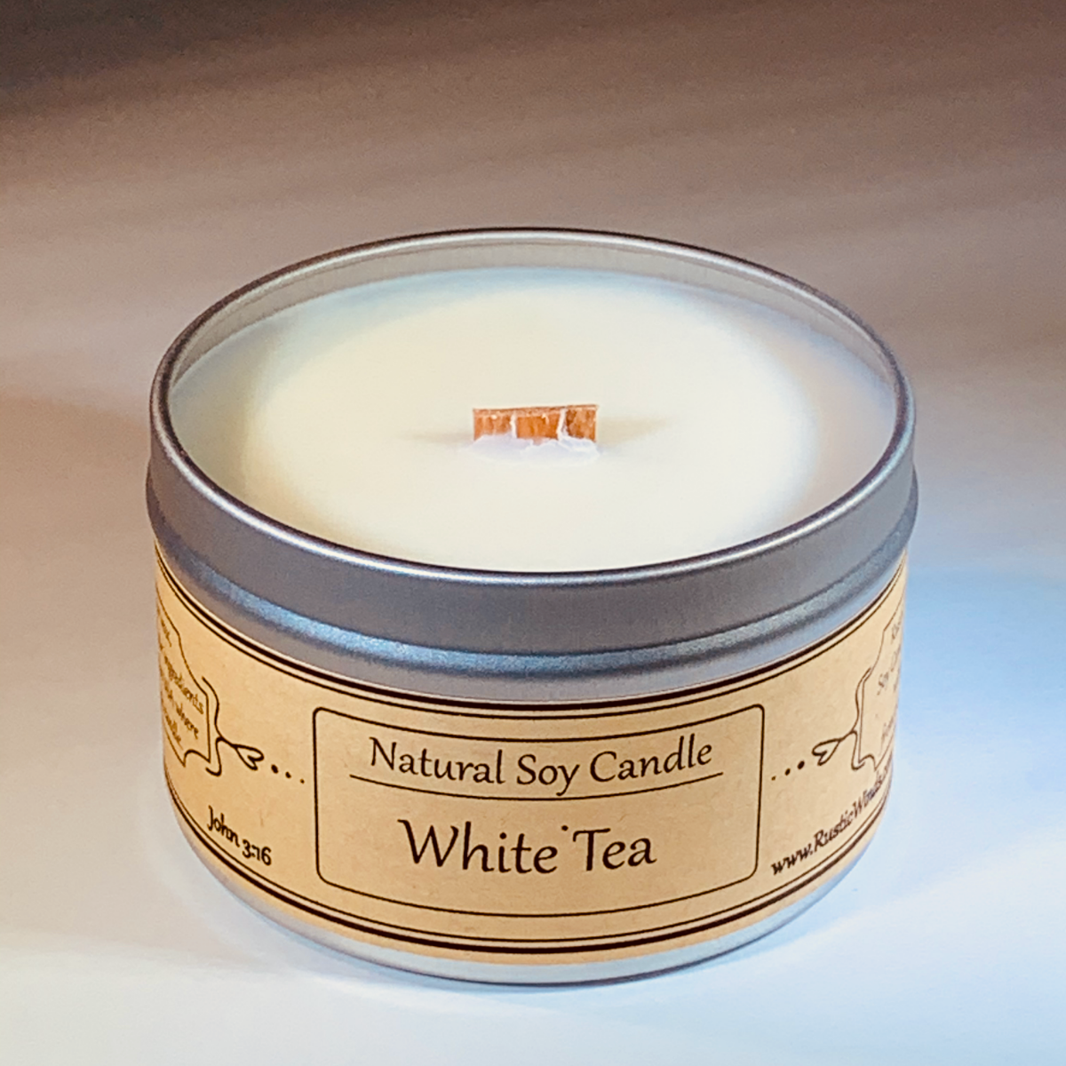 White Christmas Candle Organic Soy — The Simple Design Co.