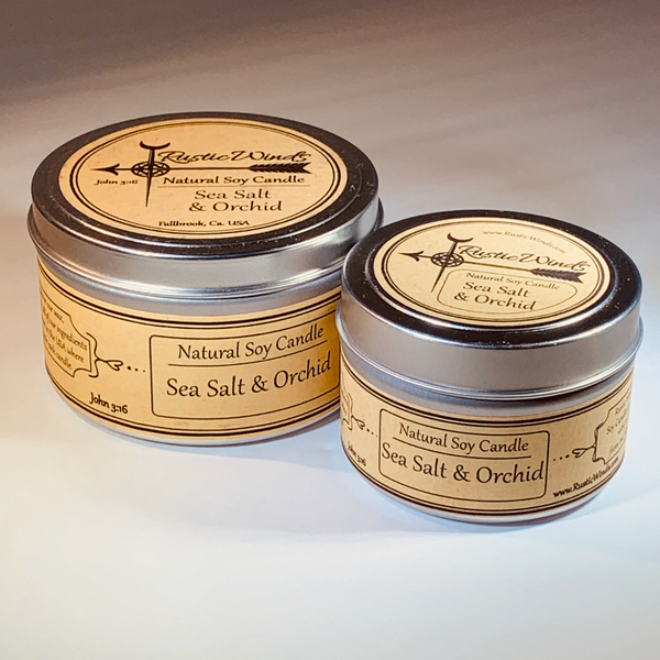 Sea Salt & Orchid - Soy Candle