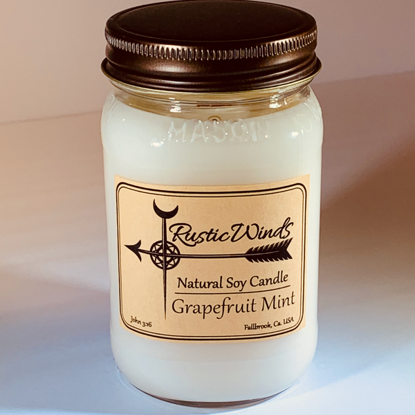 Grapefruit Mint - Soy Candle