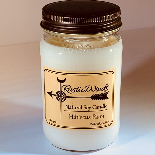 Hibiscus Palm - Soy Candle