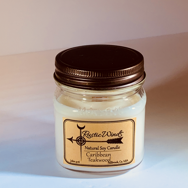 Caribbean Teakwood - Soy Candle