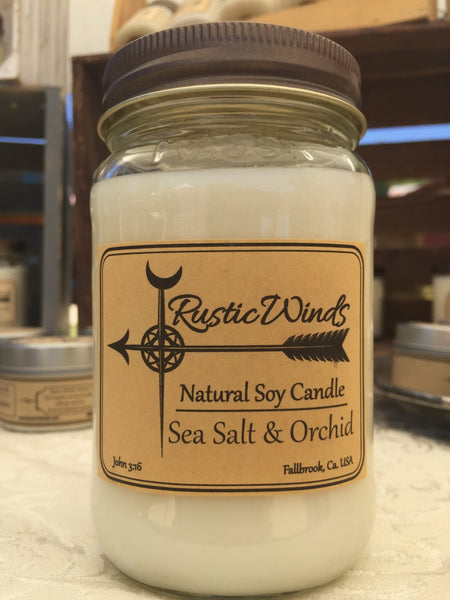 Sea Salt & Orchid - Soy Candle