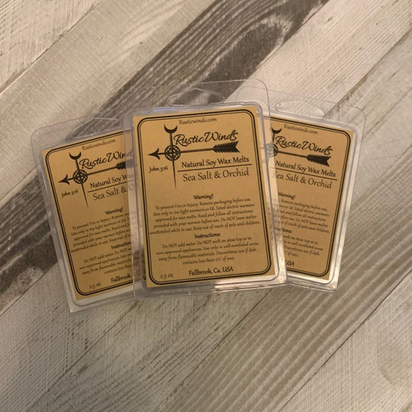 Sea Salt & Orchid - Soy Candle