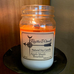 Apples and Maple Bourbon - Soy Candle