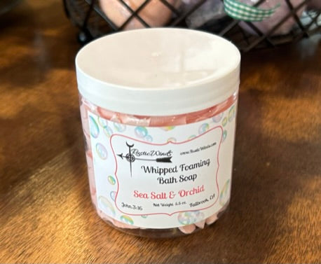 Foaming Whipped Soap- Sea Salt & Orchid