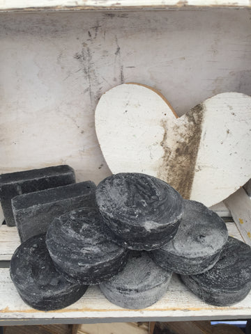 Hand Made Soap - Peppermint, Eucalyptus, Tea Tree, Activated Charcoal