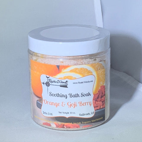 Soothing Bath Salts -  Orange & Goji Berry