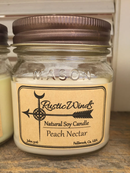 Peach Nectar - Soy Candle
